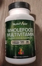 Nutrivein Whole Food Multivitamin - Complete Daily Vitamins For Men and Women