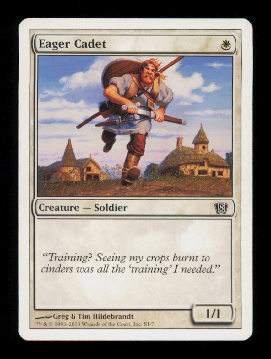 Eager Cadet S1 8th Edition Magic: The Gathering