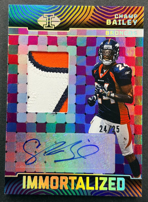 2024 Panini Illusions - Champ Bailey #IJA-CBY Denver Broncos - Patch AUTO /25