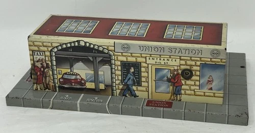 VINTAGE Marx #2890 Whistling Union Station, No Canopy, No Whistle? O/W EXCELLENT