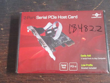 NEW Vantec 2-Port Serial PCIe Host Card UGT-PCE20SR