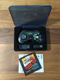 Retro-Bit Sega Saturn 2.4 GHz Wireless Controller Slate Gray (CIB)