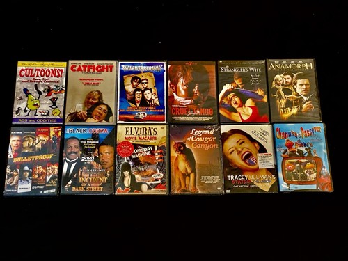 NEW! 12 Cult / Weird DVD Lot! Includes 17 Films + Odd TV Productions *RARE OOP* - Bild 1 von 24