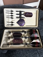 Vintage Budweiser Dart Mart Throwing Dart Set and Carry Case