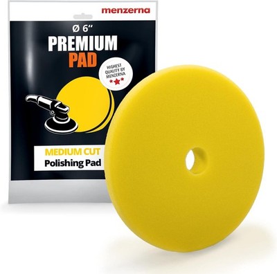 Medium Cut Foam Polishing Pad 6''/ 150 mm Color: yellow