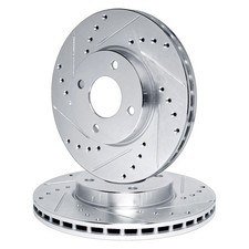 For Subaru Brat 1983-1987 R1 Concepts Drilled Slotted Front Brake Rotor Set For Subaru Brat 1983-1987 R1 Concepts Drilled Slotted Front Brake Rotor Set