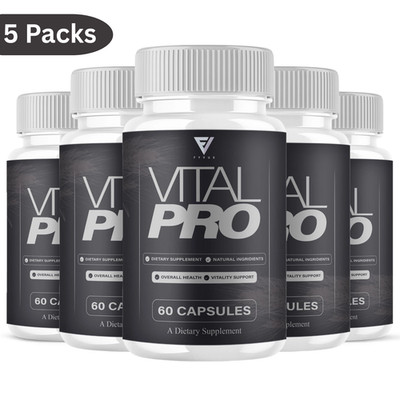(5 Pack) Vital Pro Capsules, Vital Pro Performance Supplement (300 Capsules)
