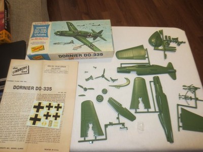 Lindberg Dornier DO-335 Aircraft Model - 1/72 Scale Kit # 438:60