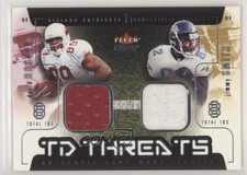 2002 Fleer Genuine TD Threats Jerseys Jimmy Smith David Boston 8y6
