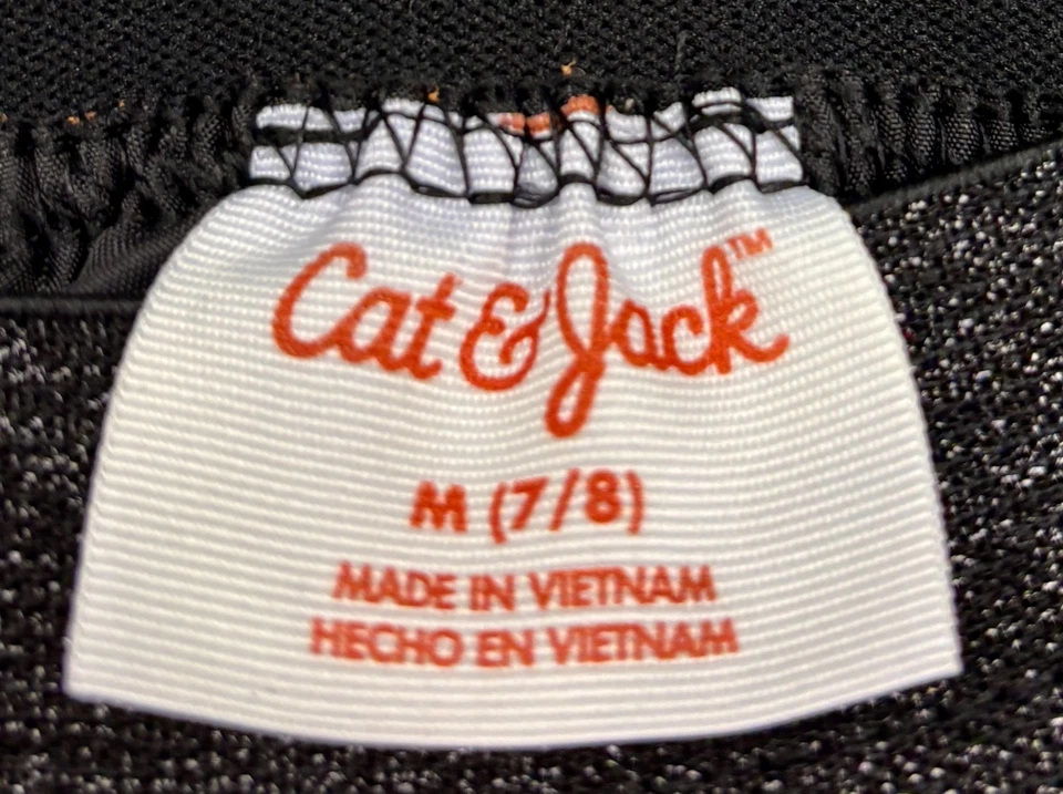 Disfraz Infantil Falda Malla Naranja Negro Halloween Animadora, Talla M (7-8), Nuevo Foto 4 de 4