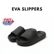Ultra Soft Cloud Slides Non-Slip Cushioned Sole Indoor Outdoor Slippers