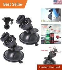 Versatile Suction Cup Dash Cam Mount - Adjustable Secure, 2 Pieces Included
