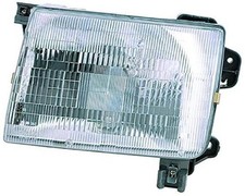 1590810 Headlight Assembly Black Driver Side