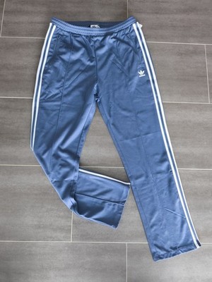 adidas Originals Trainingshose Herren L Blau 3-Streifen Polyester mit Taschen