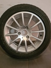 Smart 451 450 Alufelge hinten m. BRIDGESTONE Sommerreifen WIE NEU