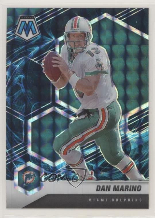 2021 Panini Mosaic Genesis Mosaic Prizm Dan Marino #123 HOF 09gn