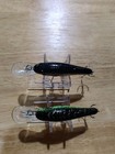 #732 Lot Of 2 Vintage Cotton Cordell Grappler Shad Fishing Lures  — photo 3