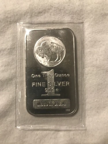 Lot of 8 - 1 Troy oz Buffalo .999 Fine Silver Bar Sealed