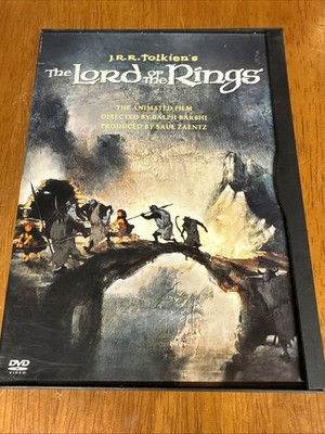 LORD OF THE RINGS DVD RARE OOP ANIMATED HOBBIT (Snap Case)