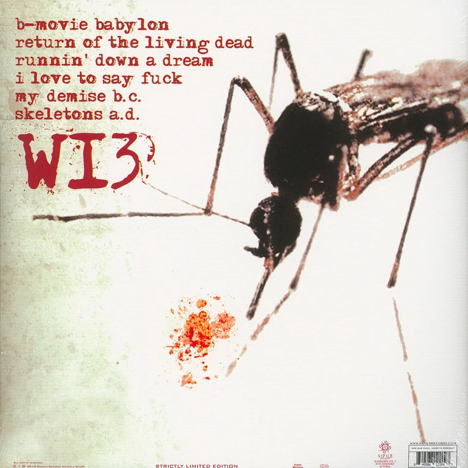 Wednesday13 - Bloodwork EP (Vinyl 12" - 2008 - EU - Reissue) - Bild 2 von 2