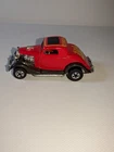 Vintage 1976 Hot Wheel 34' Ford Red High Rakers Hot Rod Black Walls NICE!