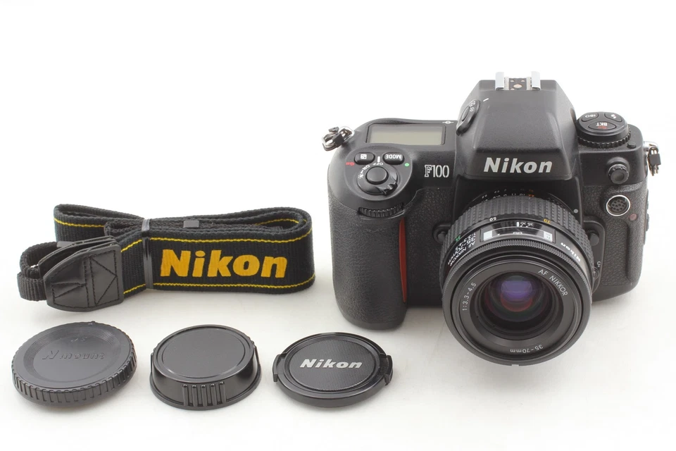 No Sticky [MINT] Nikon F100 35mm Film Camera AF 35-70mm F3.3-4.5 Lens From JAPAN - Image 3 of 4