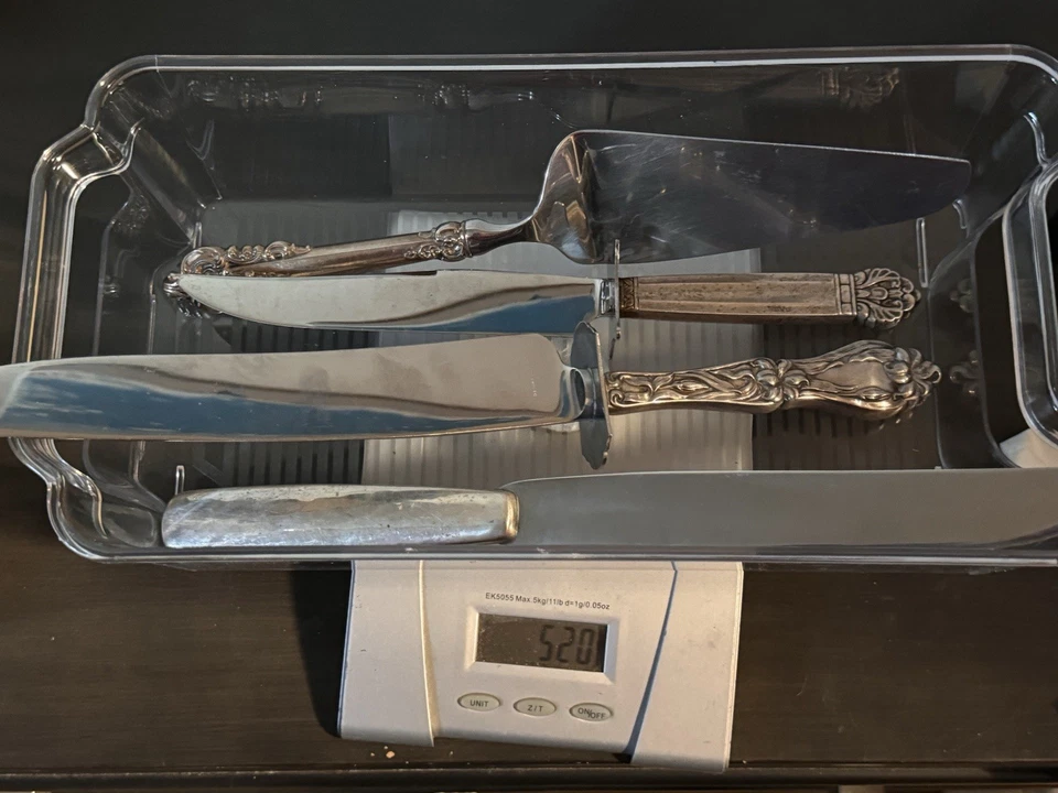 4 PIEZAS DE PLATA ESTERLINA ~ Jenson ~ Bellota ~ Whiting ~ Wallace ~ LOTE PESADO ~ $375obo Foto 2 de 4