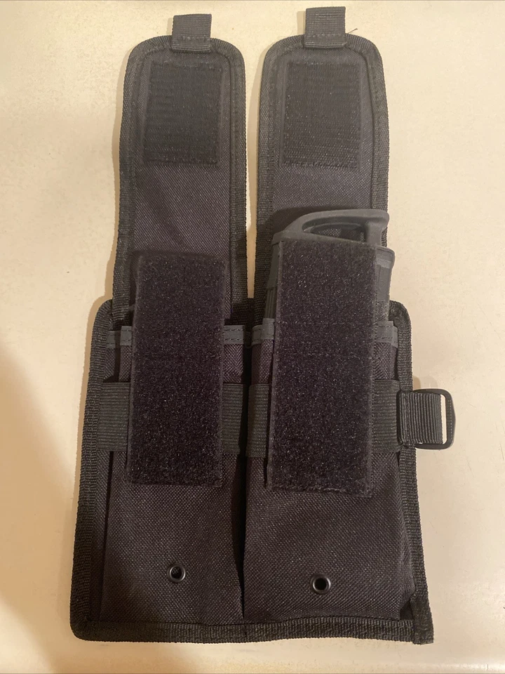 UTG SWAT Chaleco Mag Bolsa X2 Negro Airsoft Táctico Foto 2 de 3