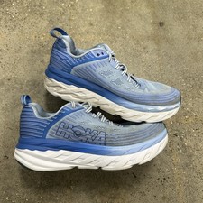 Hoka One One Bondi 5 Shoes Womens Size 9 Blue Mesh Running Athletic NO INSOLES 