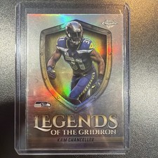 2025 Topps Chrome Kam Chancellor Refractor Legends of the Gridiron Seahawks #34