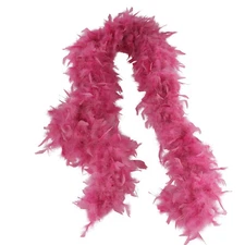 12pcs Pink Feather Boa 6 Feet Boas. Wholesale Bulk Halloween