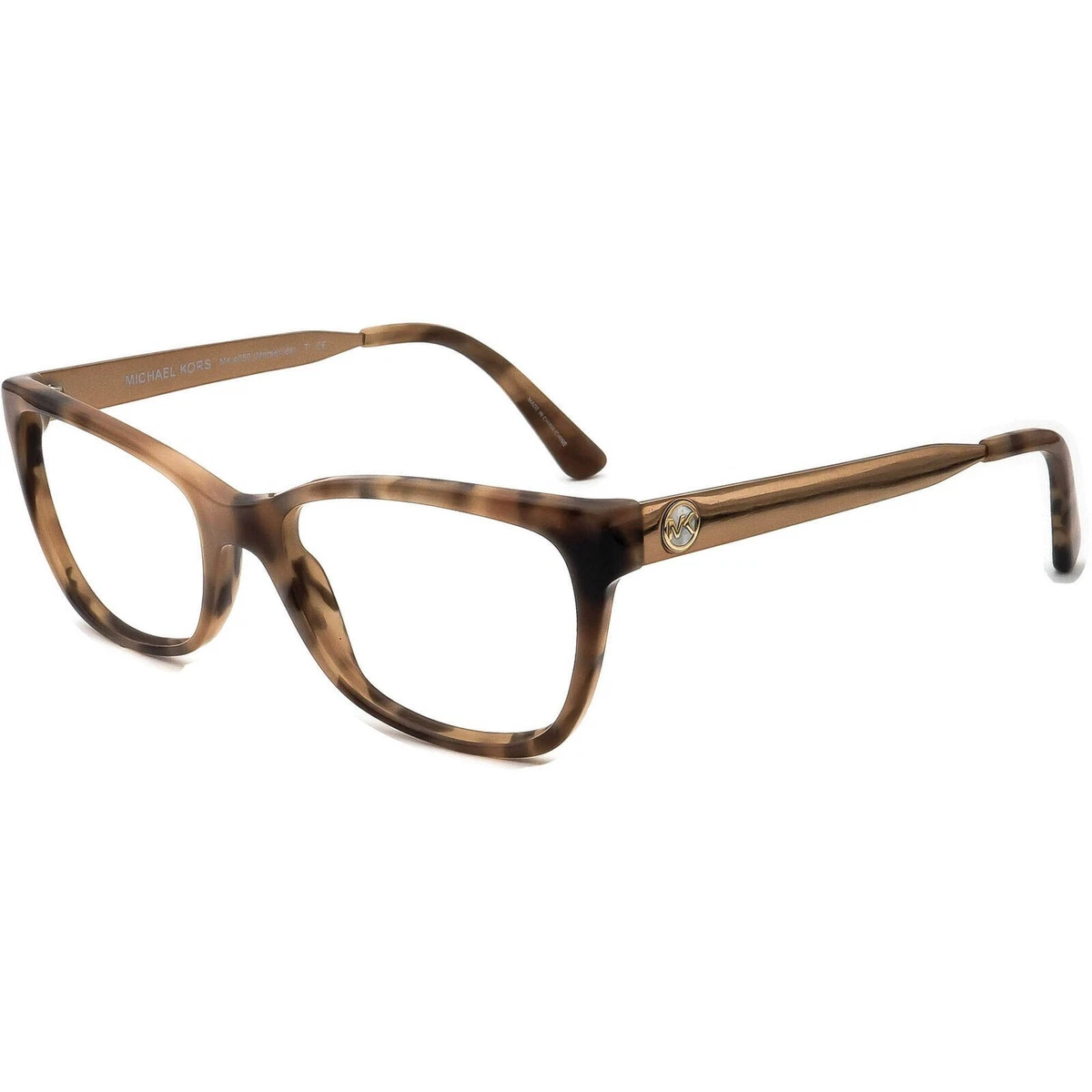 Authentic Michael Kors Eyeglasses MK4050 3311 Brown Marble Frames 53MM RX ABLE