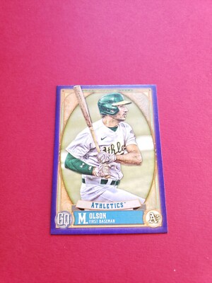 2021 Topps Gypsy Queen Indigo /250 Matt Olson #123 | eBay