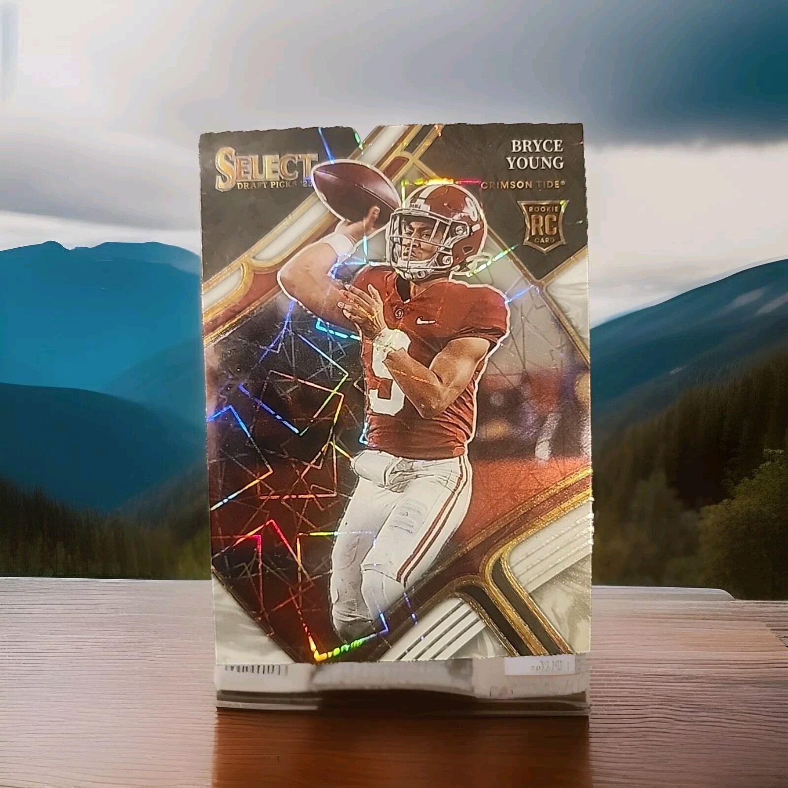 2023 Panini Select Draft Picks - Field Level White Lazer Prizm #101 Bryce Young