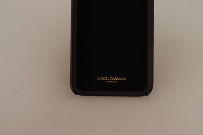 DOLCE & GABBANA Phone Case Black Green Flower Crystal iPhone
