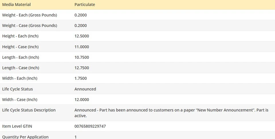 Filtro de aire de cabina WIX para Ford Edge 2015-2018 V6-3,5 L Foto 4 de 4