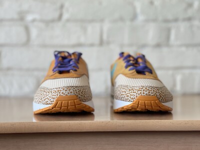 Nike By You Air Max 1 Atmos Elephant Safari Orange White DO7414