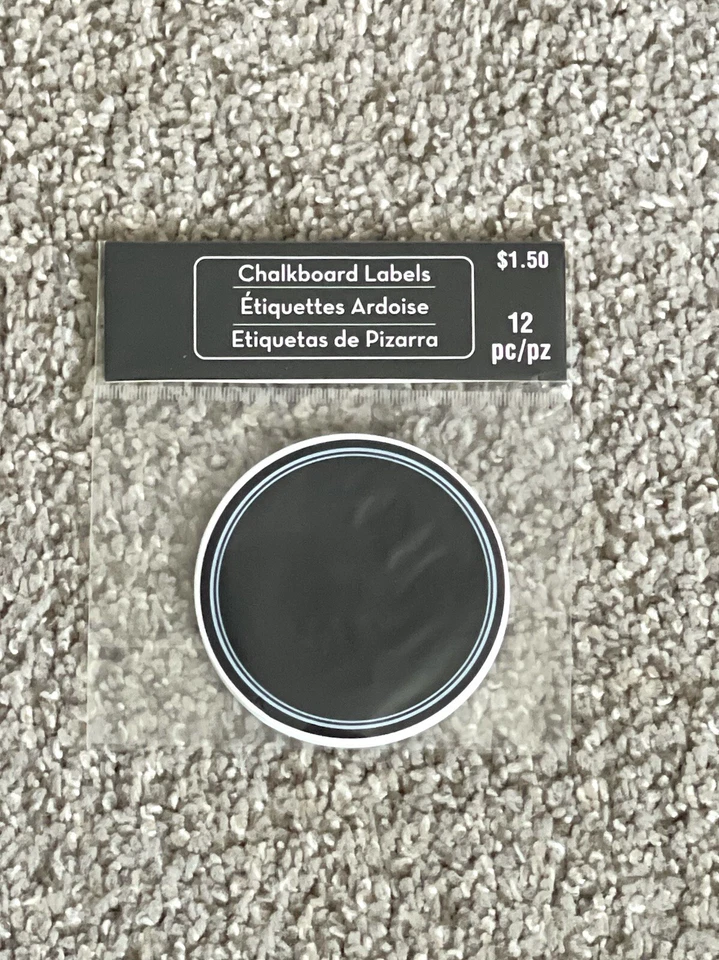 NEW 48 Pcs Chalkboard Labels Round Labels Signs Tags🔥HOT DEAL🔥Food Party’s💃🕺 - Image 3 of 4