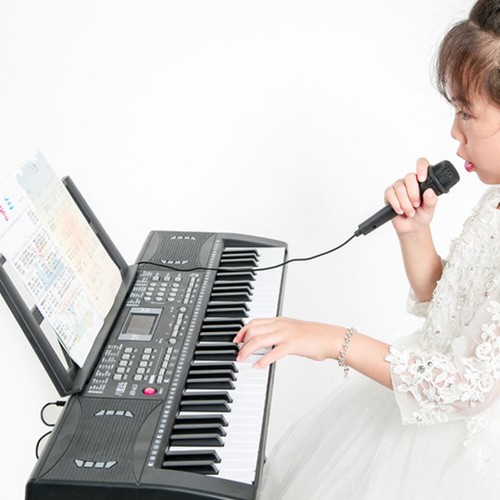 61 Keys Portable Music Keyboard with Keyboard Stand for Kid Beginner Teaching - Zdjęcie 8 z 14