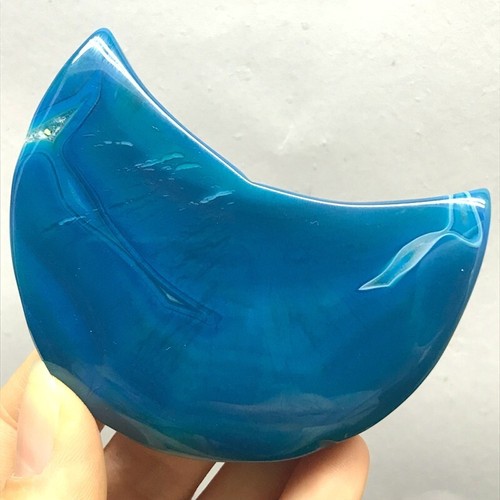 140G Rare Blue Agate Quartz Moon Crystal Quartz Specimen Mineral Healing - Picture 3 of 12