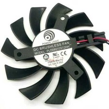 For Power Logic PLD08010S12HH DC12V 0.35A 7410 Graphics Cooling Fan 2 Wire