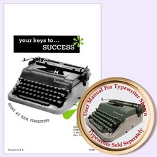 1950s Underwood Universal Typewriter User Instruction Manual. thumbnail