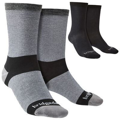 Bridgedale Pairs Mens Liner Coolmax Liner Boot Socks