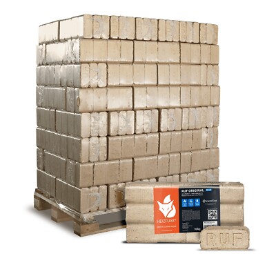 HEIZFUXX  Holzbriketts RUF Original   960 kg Palette (96×10 kg)