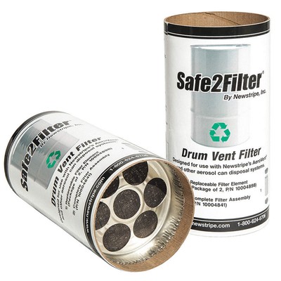 NEWSTRIPE 10004898 Carbon Filter,Can 10-1/2'' H,PK2 436D39