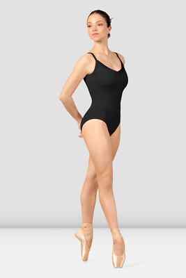 Mirella by Bloch Damen Majesty Camisole niedriger Rücken Turnanzug M2195LM schwarz