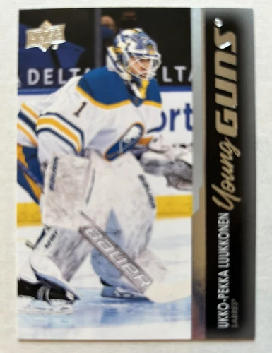 Ukko-Pekka Luukkonen 2021/22 Upper Deck Young Guns #202 RC Rookie K742 QTY Avail