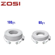 ZOSI 60ft 100ft Network RJ45 wire cord Cat5e Ethernet Network Cable POE System