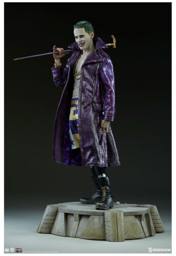 DC COMICS - Suicide Squad - The Joker Premium Format Figure 1/4 Statue Sideshow - Foto 6 di 12