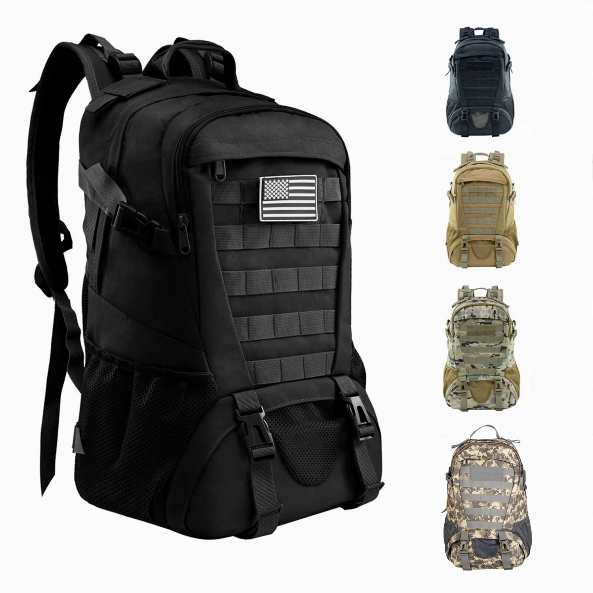 Men Military Tactical Backpack Rucksack For Camping Hiking Travel Bag 30L  Best!